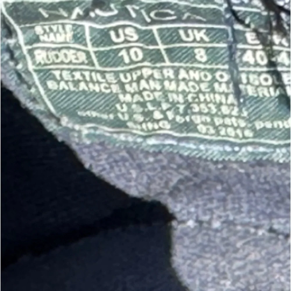 Nautica Rudder Nautical Canvas Espadrille Flat Anchor Print Cinched at Heel